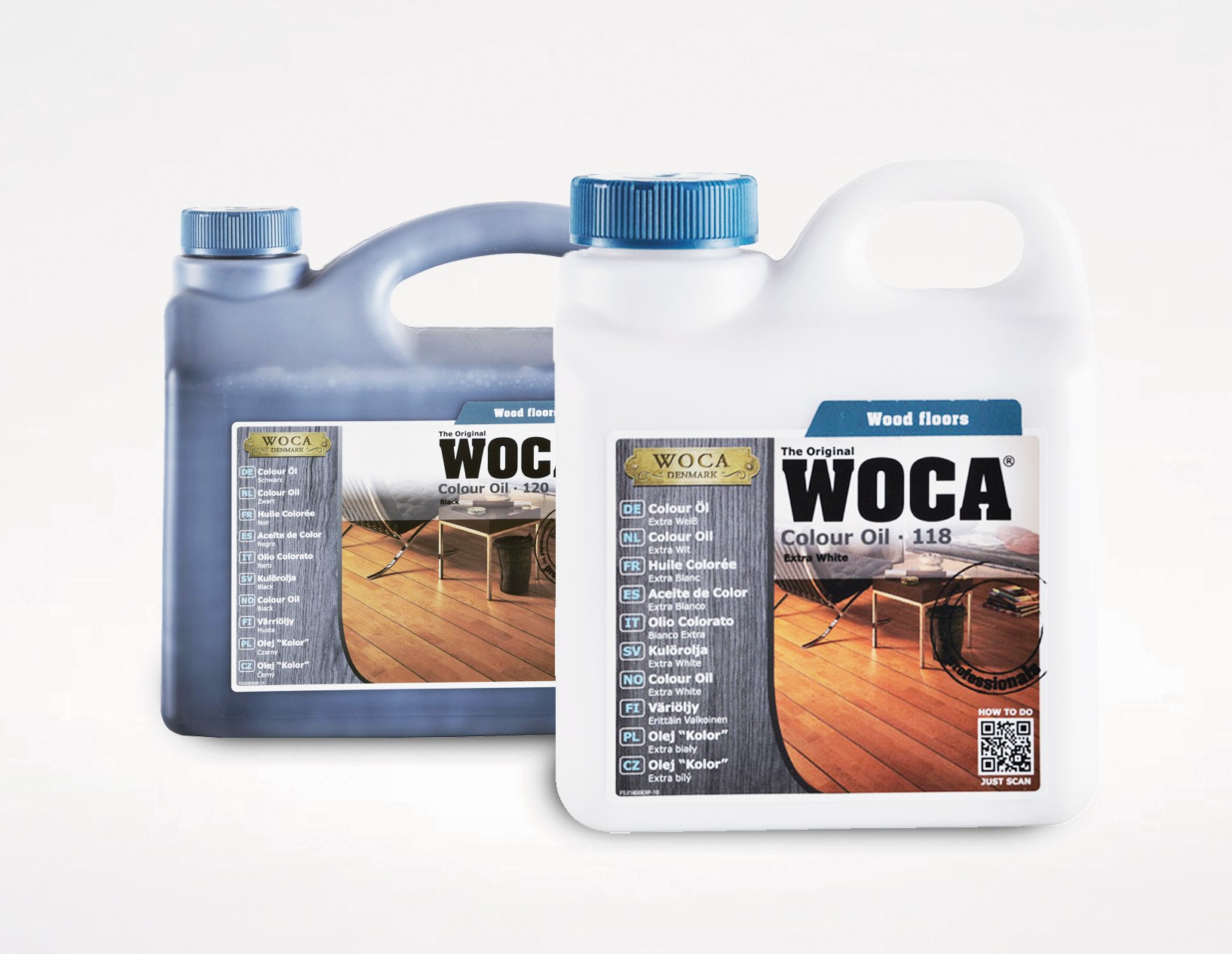 Natuurverfwinkel - Woca - Colour oil 2,5L - Grijs - image