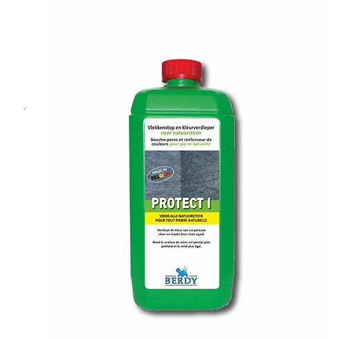 Natuurverfwinkel - Berdy - Protect I - Vlekkenstop & Kleurverdieper voor natuursteen - 1L - image