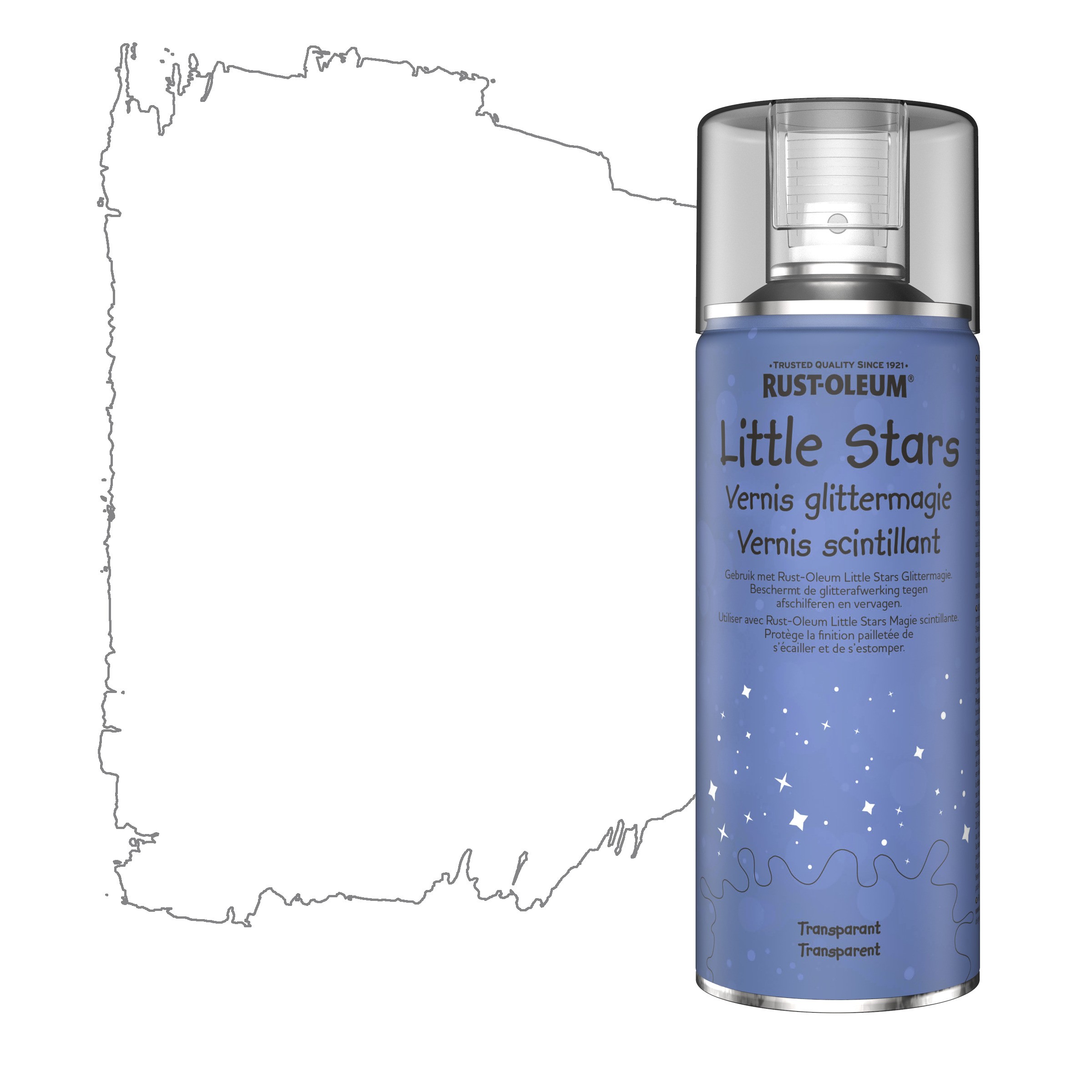 Natuurverfwinkel - Little Stars - Glittermagie Vernis - Spray - 0,4L - image